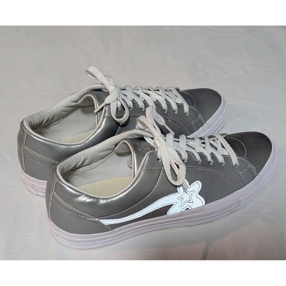 Golf Le Fleur x Converse One Star 3M Metallic Silver Tyler The Creator Size 11
